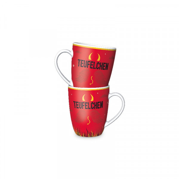 Geschenk für dich ;-) Becher Tasse Teufelchen Porzellan Geschirr Mug