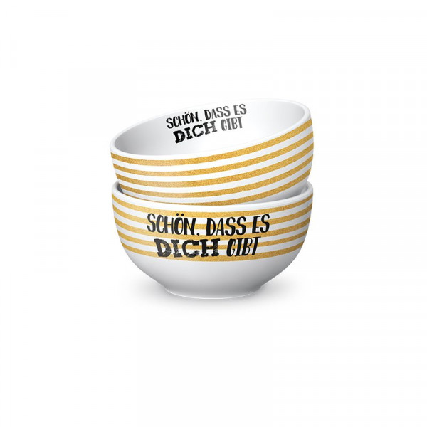 Schön, dass es Dich gibt, La Vida, Geschenk für Dich ;-) Porzellan, Geschirr, Müslischale