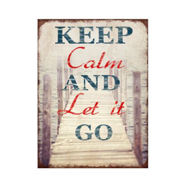 Magnettafel Keep calm and let it go
