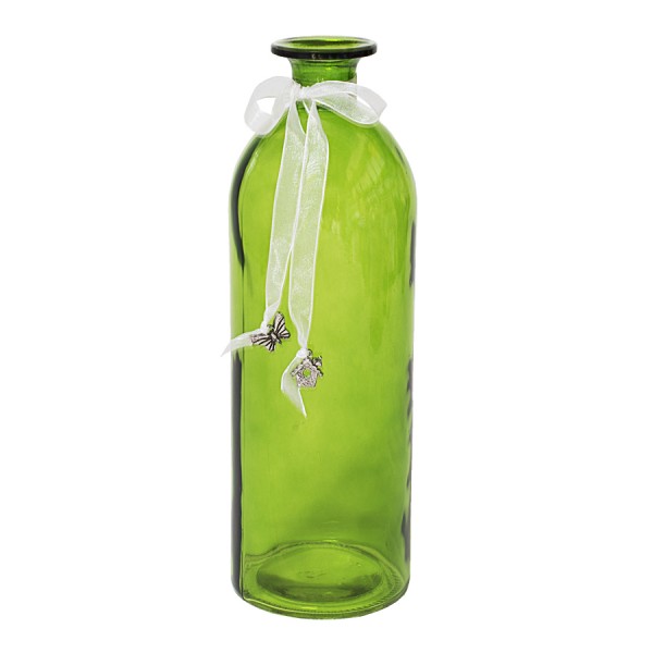 BOLTZE Dekoflasche aus Glas in grün