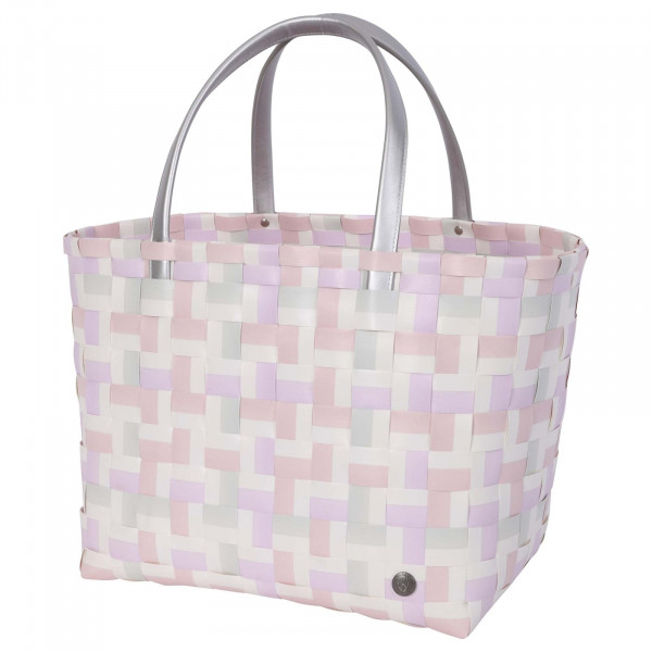 Fifty Fifty soft purple mix shopper handed by einkaufskorb