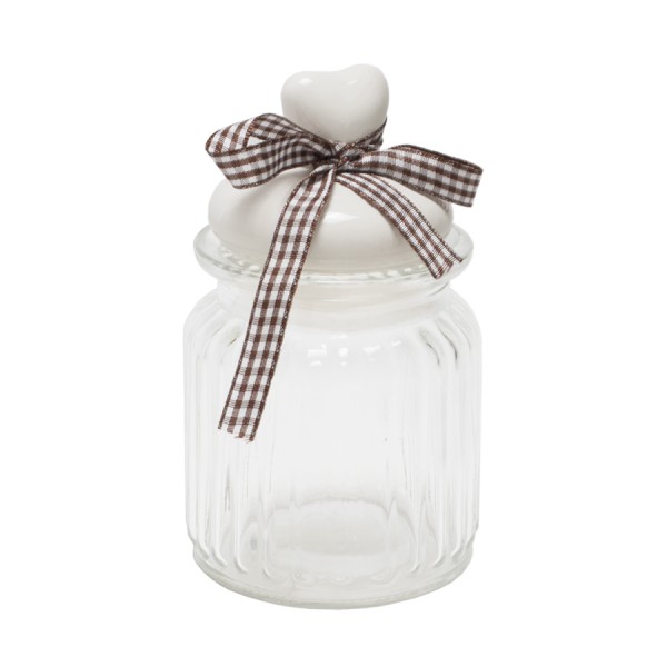 Bonboniere Glas mit Herz