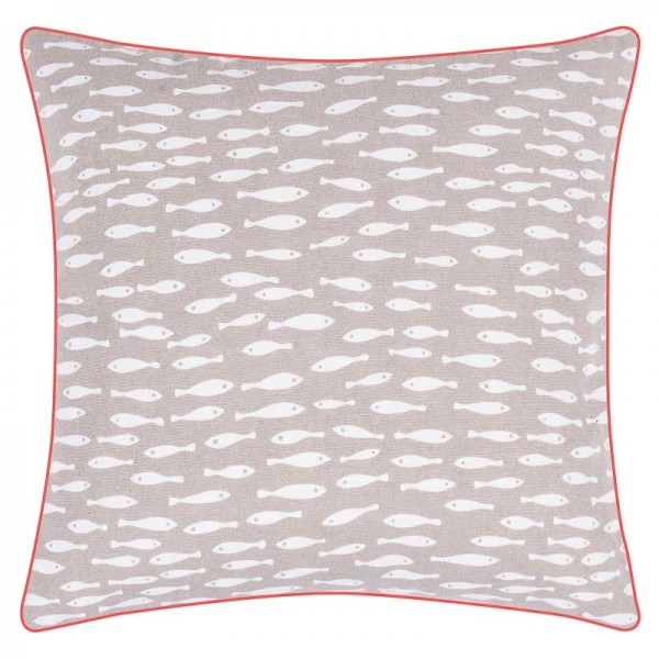 PAD Kissenhülle Maritim Fische beige