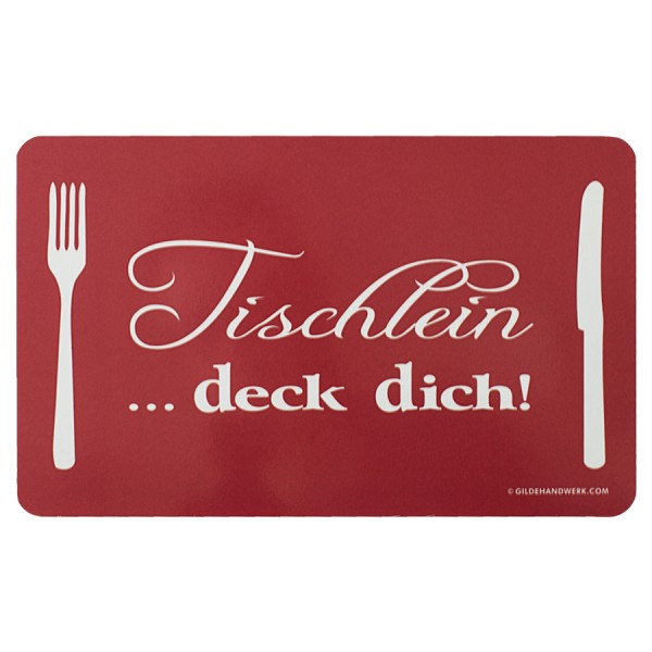 DESIGN@HOME Frühstücksbrettchen &quot;Tischlein... deck dich&quot;