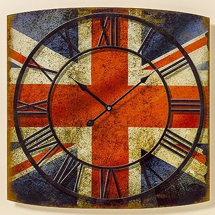 Boltze Glas Wanduhr